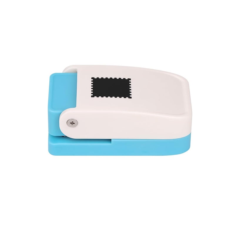 CYFUN DESIGN Stamp Punch, Stamp Puncher, 1X0.8inch Rectangular Postage Stamps Punches, Stamps Shaped Paper Punch, Lever Paper Punches for Crafting,Craft Cutter Hole Puncher for Scrapbooking Journaling Card Making - Image 3